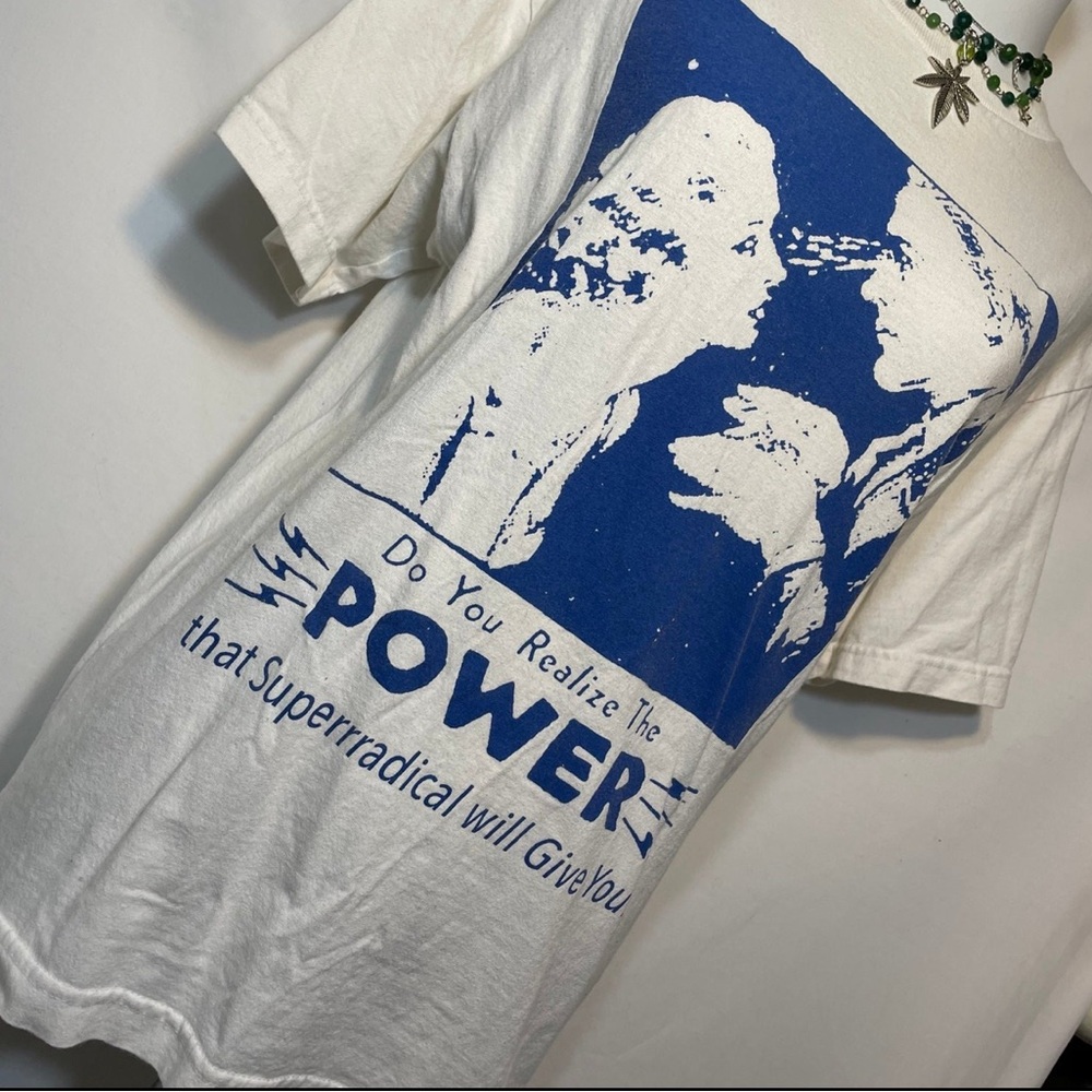 SUPERRRADICAL White Graphic T-Shirt - Picture 4 of 11